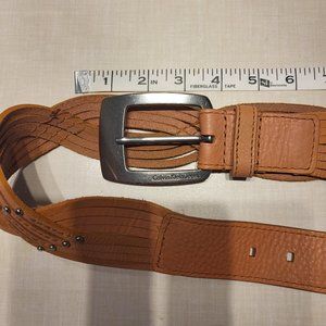 Calvin Klein Jeans Leather belt with studs sz Large